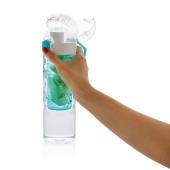 Honeycomb afsluitbare lekvrije waterfles met infuser, turquoise