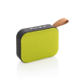 Fabric trend draadloze 3W speaker, groen