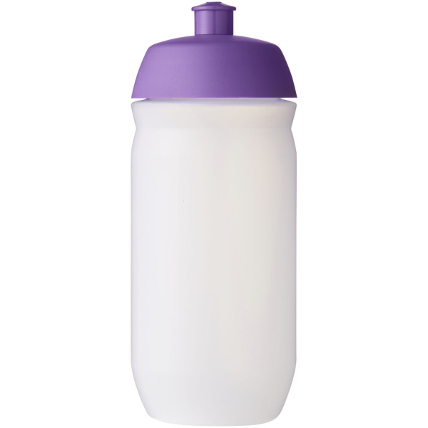 HydroFlex™ Clear 500 ml squeezy sport bottle - Purple/Frosted clear