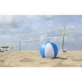 Ballon de plage gonflable en PVC Lola blanc