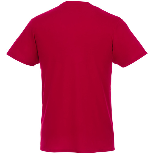 Jade GRS gerecycled heren t-shirt met korte mouwen - Rood - XS