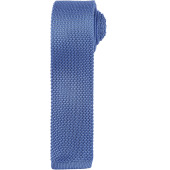 Slim knitted tie Mid Blue One Size