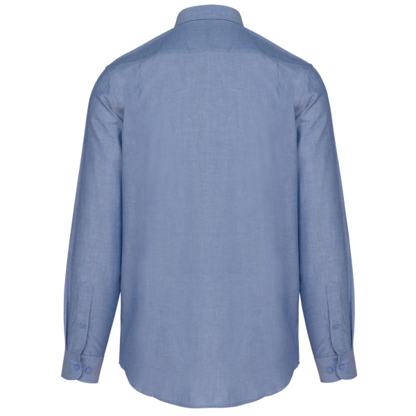 Heren Oxford overhemd lange mouwen Oxford Cobalt Blue XL