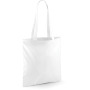 Shopper bag long handles White One Size