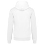 Hooded sweater met contrasterde capuchon White / Fine Grey L