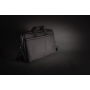 Swiss Peak deluxe vegan lederen laptop tas PVC vrij, zwart