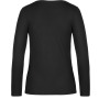 #E190 Ladies' T-shirt long sleeve Black 3XL