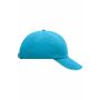 MB6112 6 Panel Raver Sandwich Cap - turquoise/white - one size