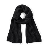 Metro Knitted Scarf - Black - One Size