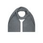 MB504 Knitted Scarf - dark-grey-melange - one size
