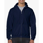 Gildan Sweater Hooded Full Zip HeavyBlend for him 533 navy L