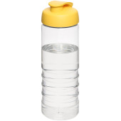 H2O Active® Treble 750 ml drikkeflaske med fliplåg - Transparent/Gul