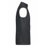 Men's Workwear Fleece Vest - STRONG - - carbon/black - 6XL