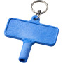 Largo plastic radiator key with keychain - Blue