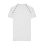 Men's Sports T-Shirt - white/silver - XXL