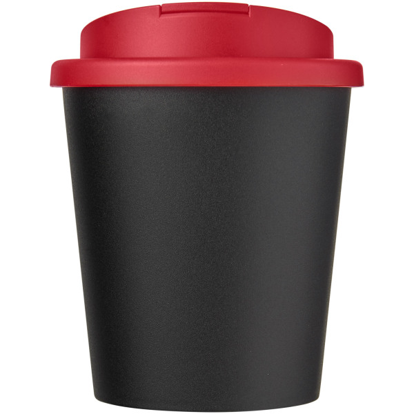 Americano® Espresso 250 ml tumbler with spill-proof lid - Solid black/Red