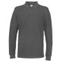 Cottover Gots Pique Long Sleeve Man charcoal XL