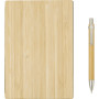 Bamboo cover notebook brown