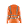 Dames UV-T-shirt lange mouwen High Vis