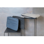 Smooth PU 15.6" laptop sleeve met handvat PVC-vrij, zwart