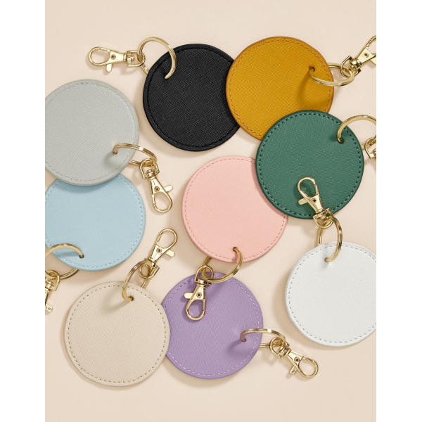 Boutique Circular Key Clip - Soft White - One Size