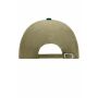 MB6111 6 Panel Raver Cap - beige/dark-green - one size