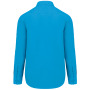 Overhemd in onderhoudsvriendelijk polykatoen-popeline heren Bright Turquoise 5XL