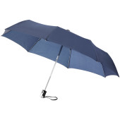 Alex 21,5" foldbar, fuldautomatisk paraply - Marineblå