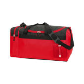 Cannes Sports/Overnight Bag - Red/Black