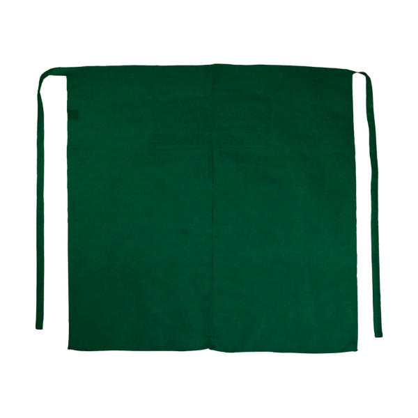 Berlin Long Bistro Apron with Vent and Pocket - Bottle Green