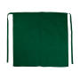 BERLIN Long Bistro Apron with Vent and Pocket - Bottle Green - One Size
