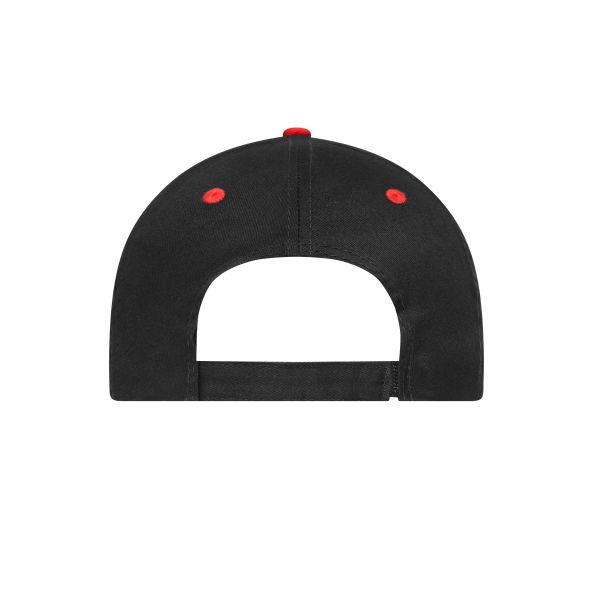 MB135 Club Cap - black/red/white - one size