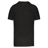 Gerecycled herensport-T-shirt met ronde hals Black 3XL