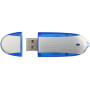 Oval USB - Donkerblauw/Zilver - 16GB