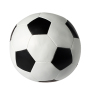 Vinyl soccer ball - white/black
