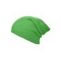 MB7955 Knitted Long Beanie - lime-green - one size