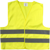 Polyester (75D) veiligheidsvest Clara geel XXS