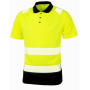 Recycled Safety Polo Shirt - Fluorescent Yellow - 4XL/5XL