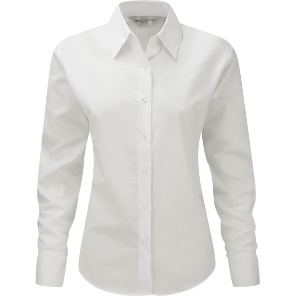 Ladies' Long Sleeve Easy Care Oxford Shirt White XXL