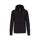Hooded Sweater Met Rits Dark Grey 3XL