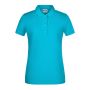 Ladies' Basic Polo - turquoise - L