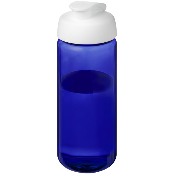 H2O Active® Octave Tritan™ 600 ml flip lid sport bottle - Blue/White
