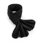 Recycled Fleece Scarf - Black - One Size