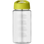 H2O Active® Bop 500 ml sportfles met tuitdeksel - Transparant/Lime