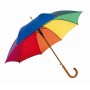 Automatisch te openen paraplu TANGO regenboog