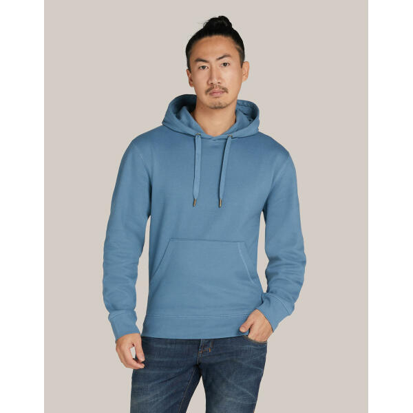 Signature Tagless Hooded Sweatshirt Unisex - Light Oxford - 2XS