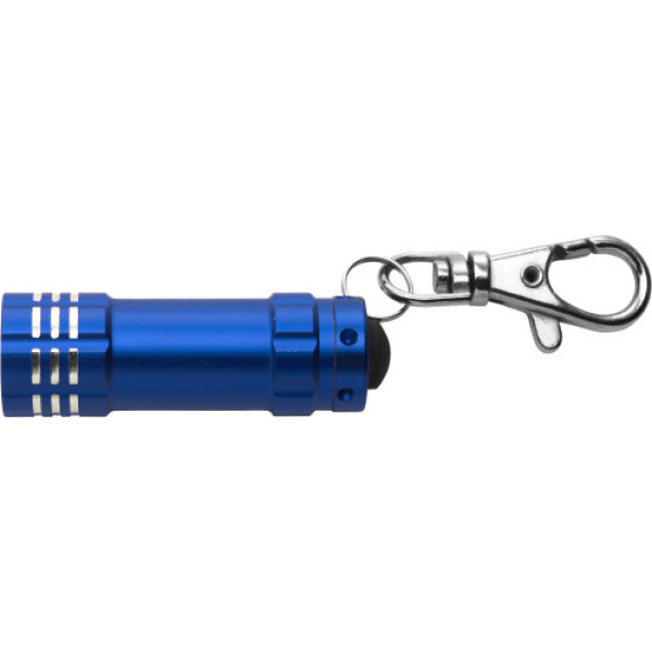 Aluminium 2-in-1 key holder cobalt blue