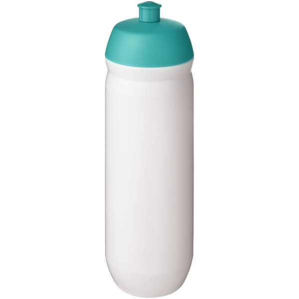 HydroFlex™ 750 ml squeezy sport bottle - Aqua blue/White