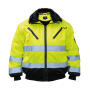 Hi-Vis Pilot Jacket "Oslo" - Yellow/Black - S