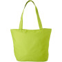 Panama polyester draagtas met rits 20L - Lime Panama polyester draagtas met rits 20L - Lime